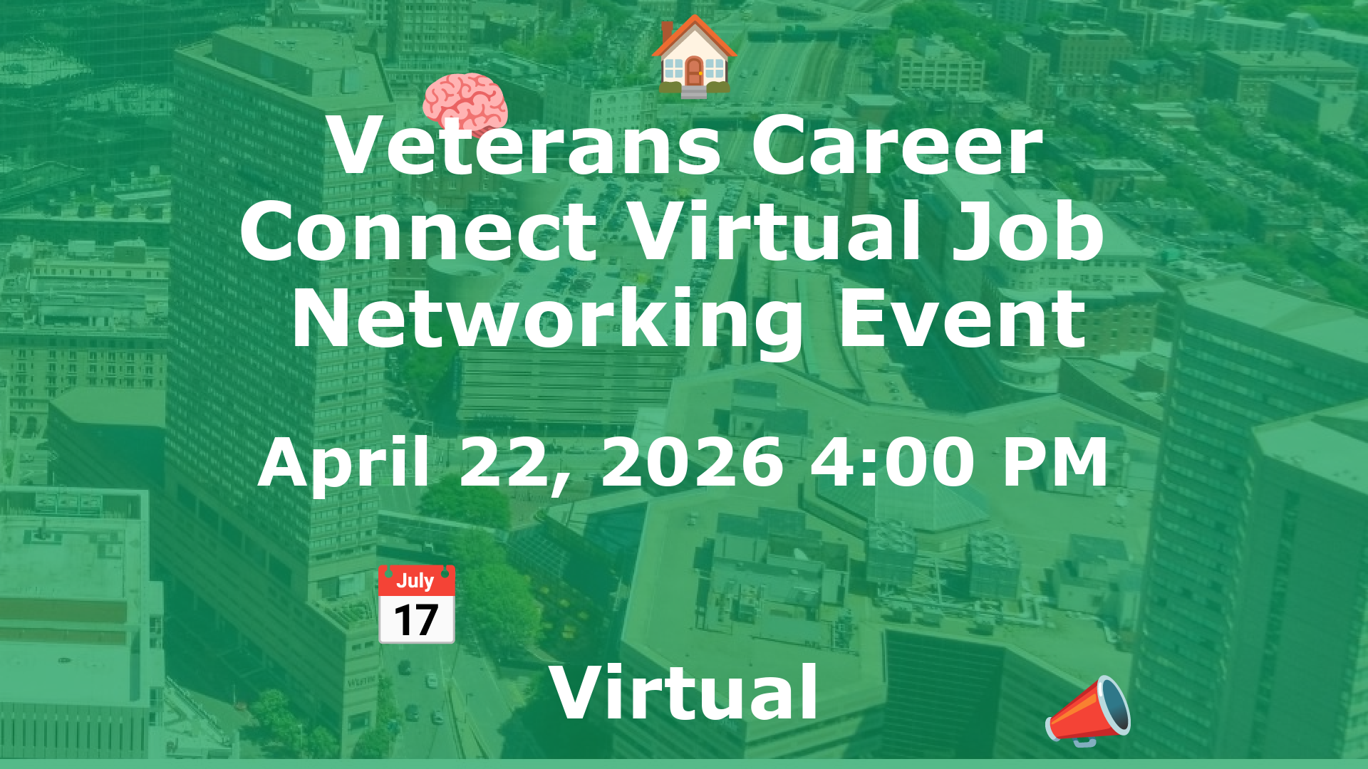 Veterans Career Connect Virtual Job  Networking Event event image